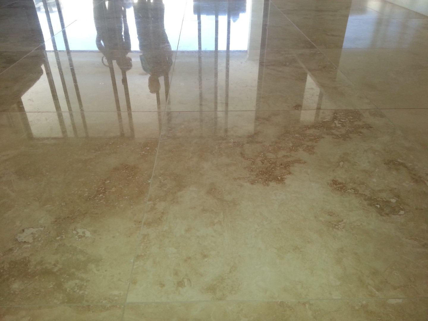 Expert Travertine Floor Restoration, Polish, Grind, Seal #1