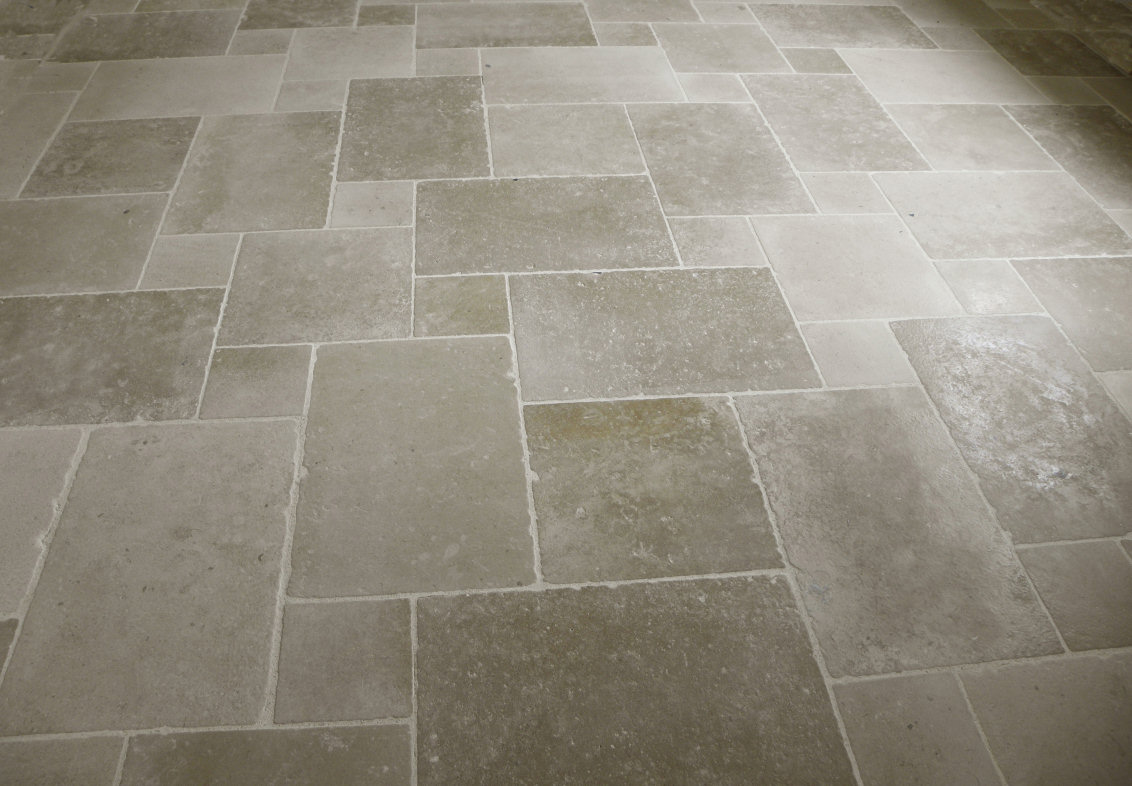 Limestone Floor Tile Restoration, Polishing, Honing, Cleaning, Sealing