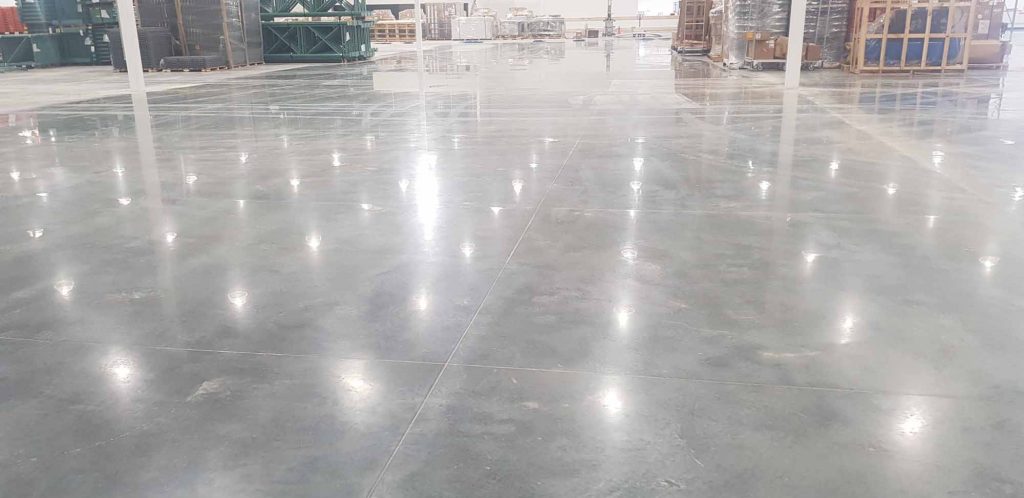 Industrial Concrete Floor Polishing in Perth