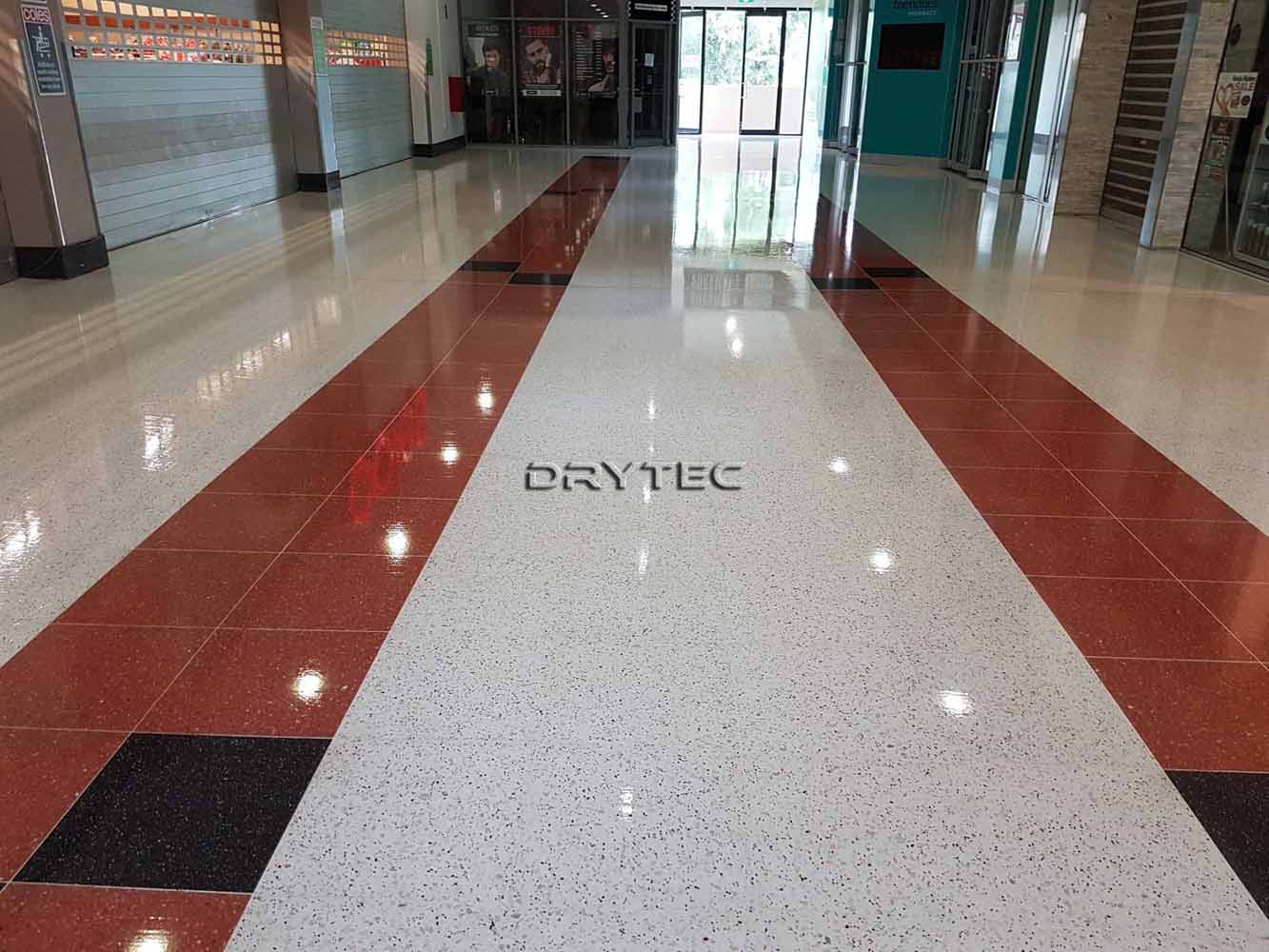 Terrazzo Floor Tiles Restoration-Grinding-Honing-Polishing-Cleaning and Sealing Service in Perth WA