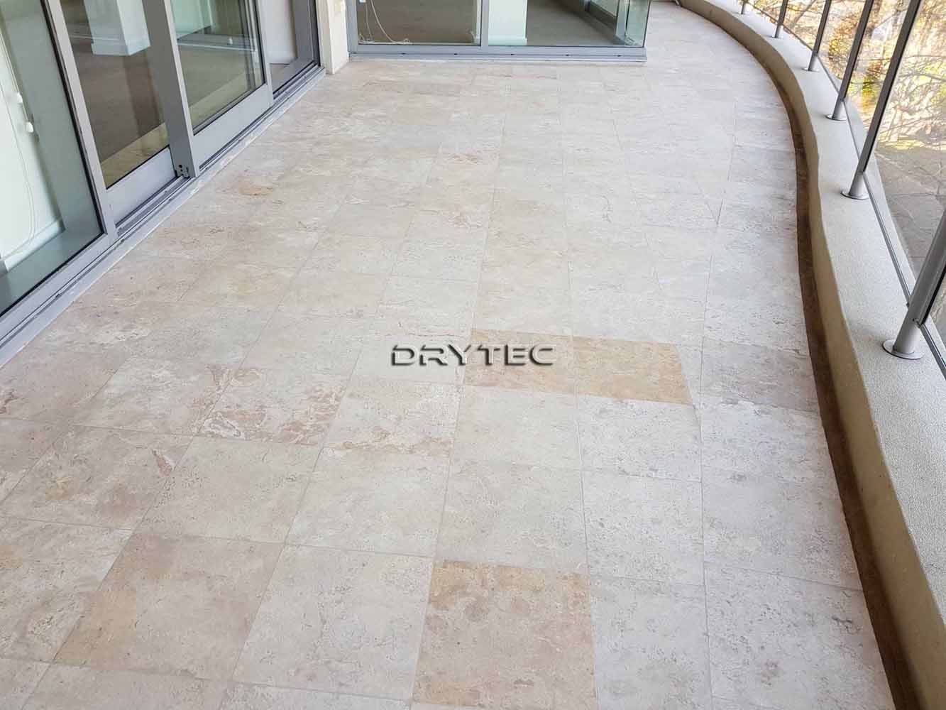 Travertine Floor Tiles Restoration-Grinding-Honing-Polishing-Cleaning and Sealing Service in Perth WA